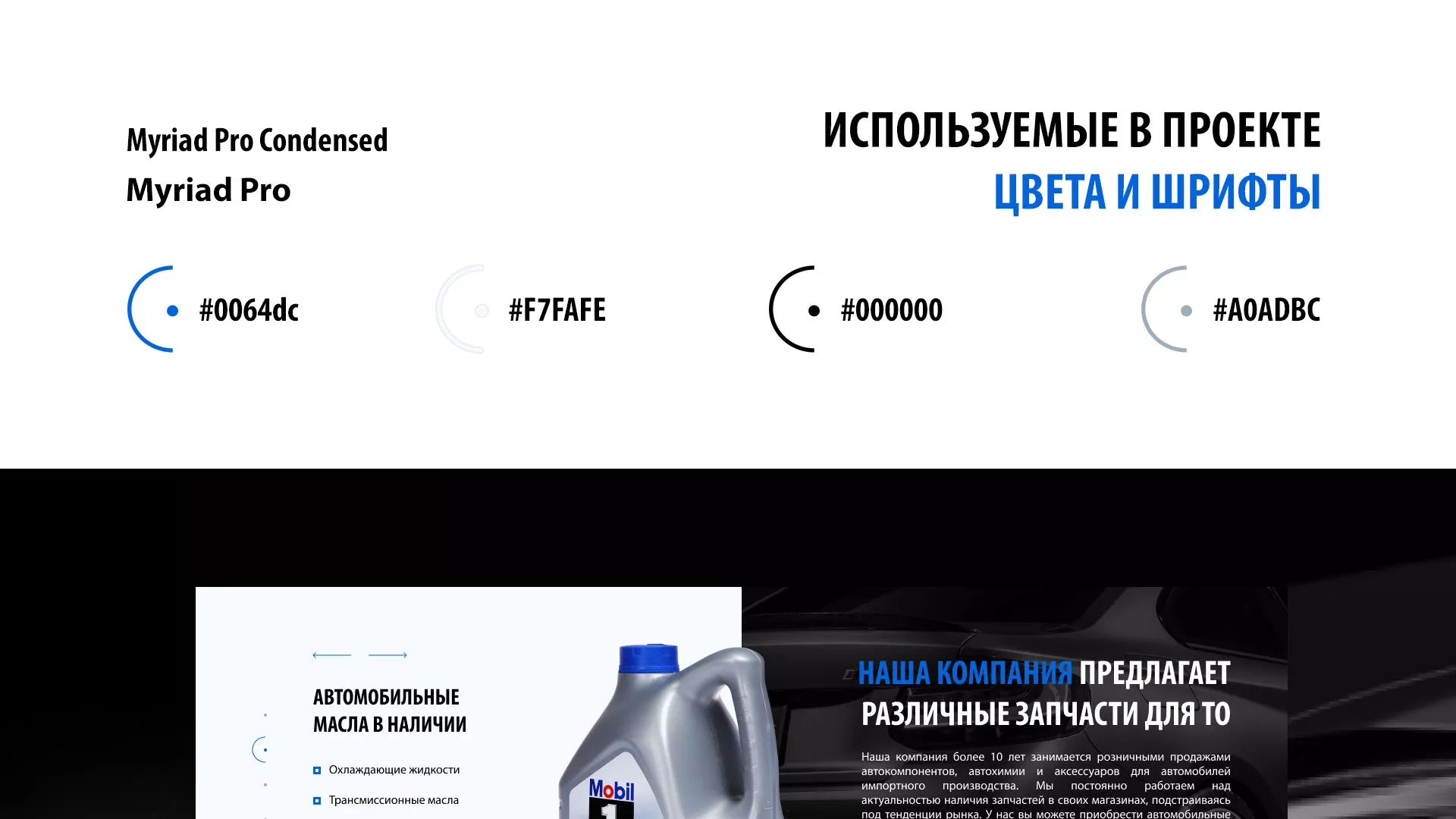 Разработка сайта магазина автозапчастей «М7» в Благодарном